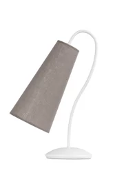   
                        
                        Настільна лампа NB LIGHT (Україна) 28735    
                         у стилі Модерн.  
                        Тип джерела світла: світлодіодна лампа, змінна.                                                 Кольори плафонів і підвісок: Сірий.                         Матеріал: Тканина.                          фото 1