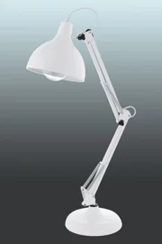   
                        
                        Настільна лампа EGLO (Австрія) 83094    
                         у стилі Скандинавський.  
                        Тип джерела світла: світлодіодна лампа, змінна.                                                 Кольори плафонів і підвісок: Білий.                         Матеріал: Сталь.                          фото 1